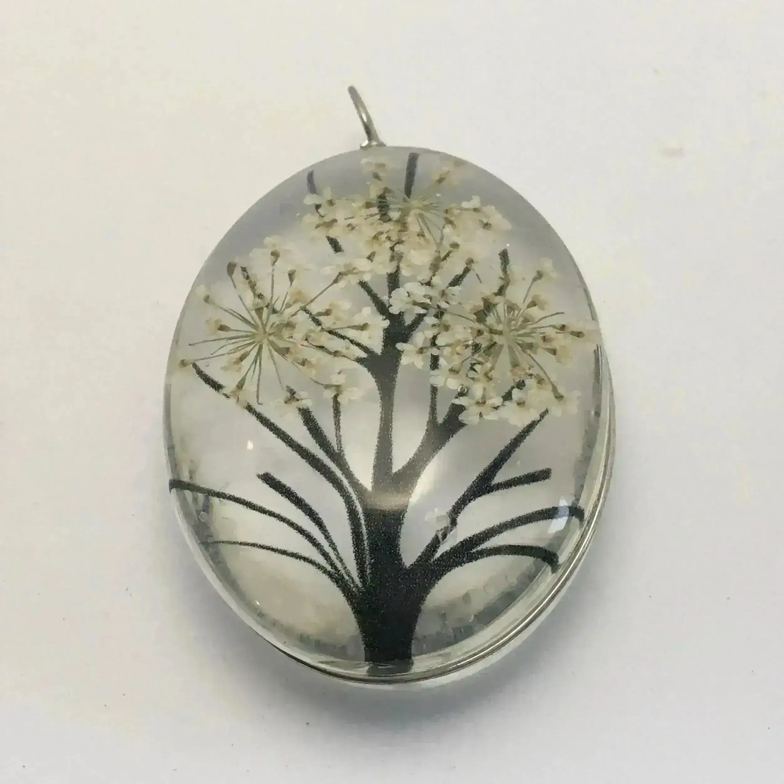 Dried Flower Glass Pendants, One of a Kind - Image 6