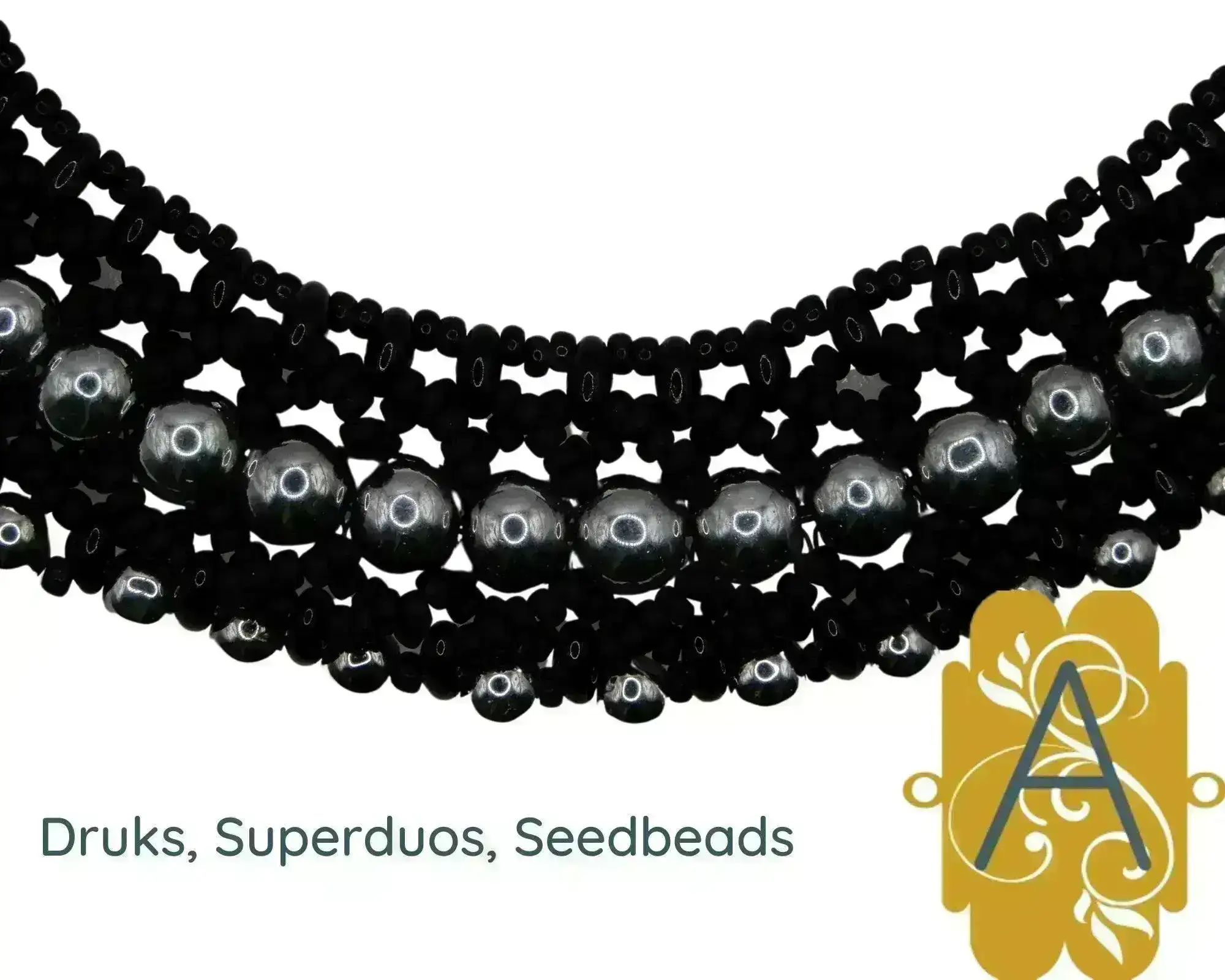 Czech Druks, 3mm, 4mm, 6mm, 8mm, Transparent Crystal Silver-Labrador - Image 4