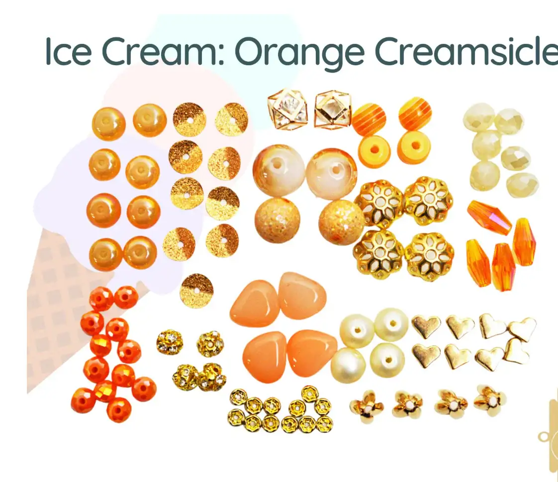 Jesse James, Mini Mix Beads, Ice Cream Collection - Image 13