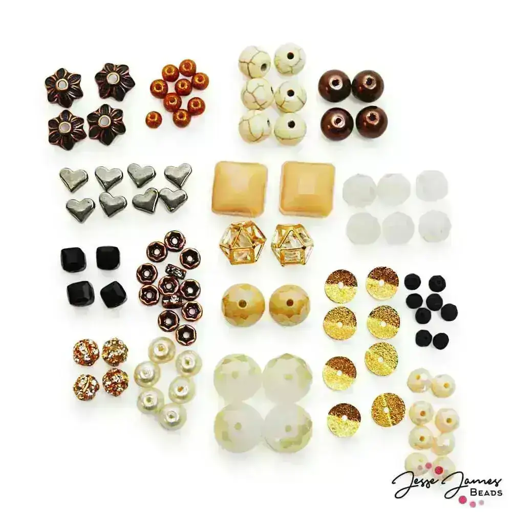 Jesse James, Mini Mix Beads, Ice Cream Collection - Image 3