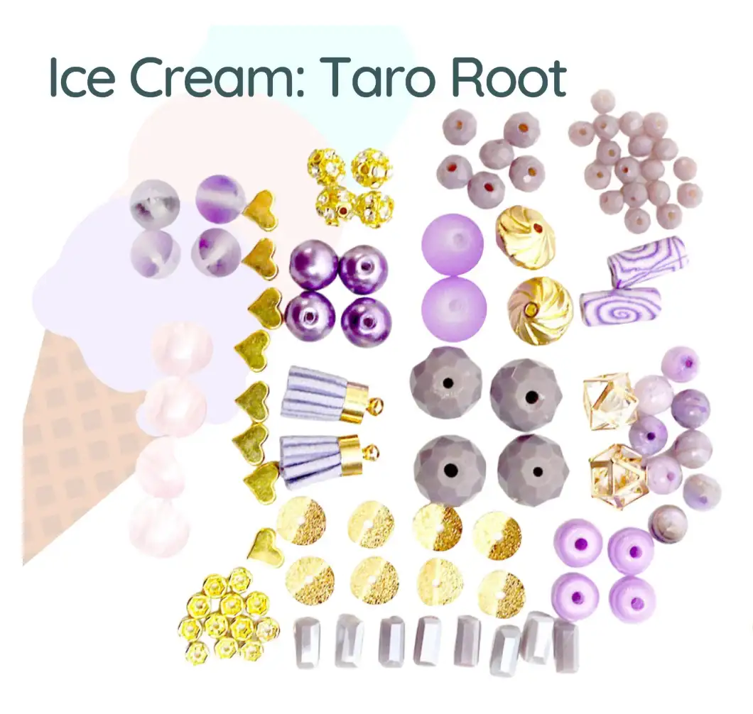 Jesse James, Mini Mix Beads, Ice Cream Collection - Image 6