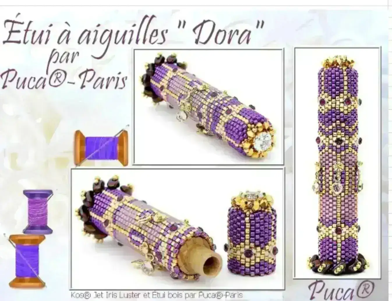 Needle Case Support Base, Round & Square par Puca - Image 4