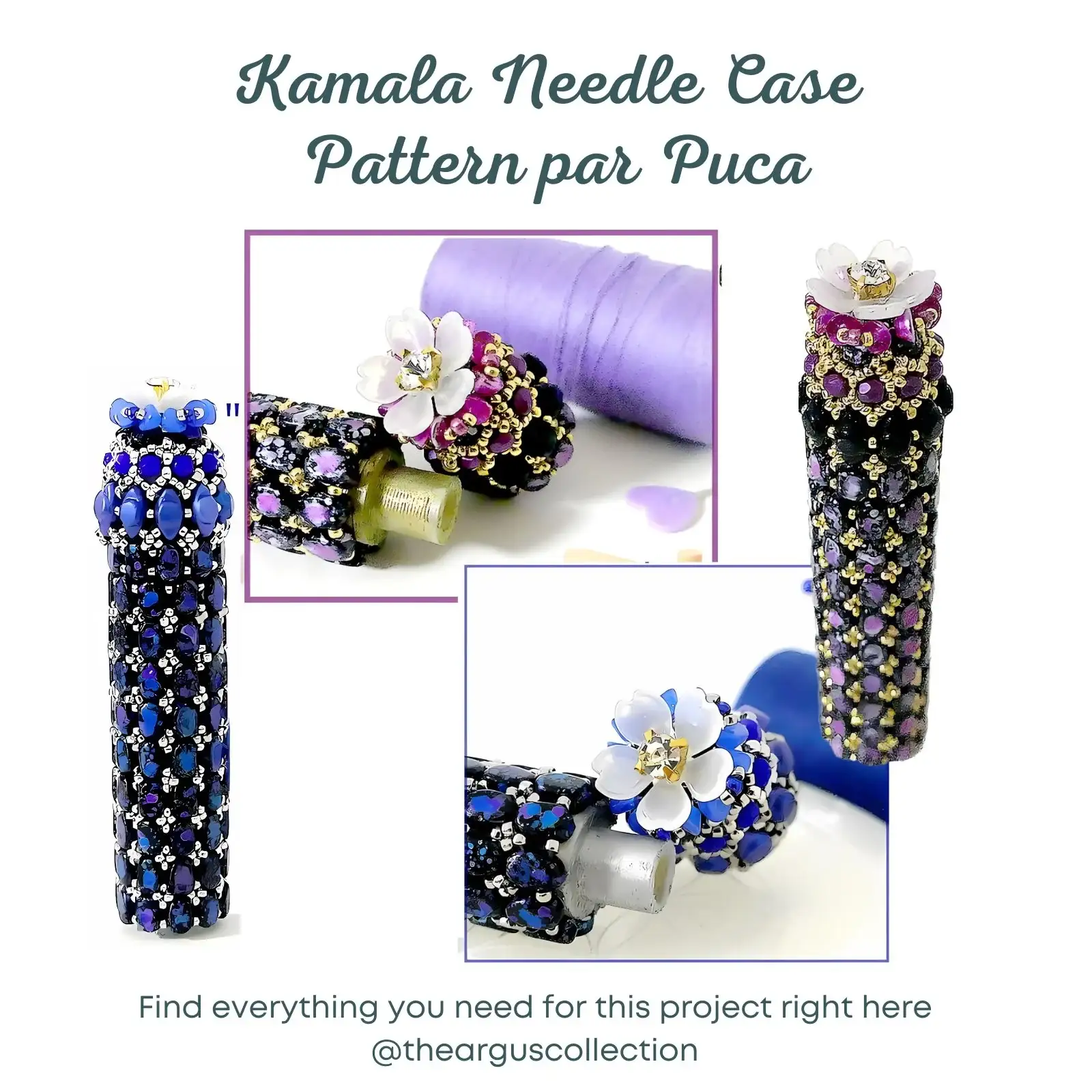 Needle Case Support Base, Round & Square par Puca - Image 7