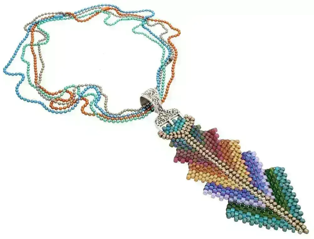 Cymbal, Lygia Bail, for 8/0 Seed Beads, 4 Finishes - Image 3