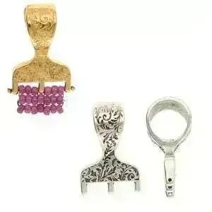 Cymbal, Lygia Bail, for 8/0 Seed Beads, 4 Finishes - Image 7