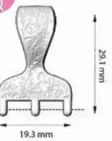 Cymbal, Lygia Bail, for 8/0 Seed Beads, 4 Finishes - Image 8