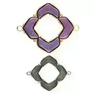 Notino, Cymbal Chevron Connector, Charm or Pendant Setting - Image 4