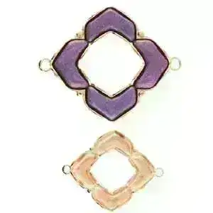 Notino, Cymbal Chevron Connector, Charm or Pendant Setting - Image 5