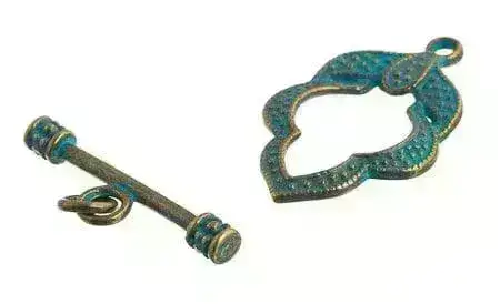 Nouveau Toggle Clasp, 2 Finishes - Image 4
