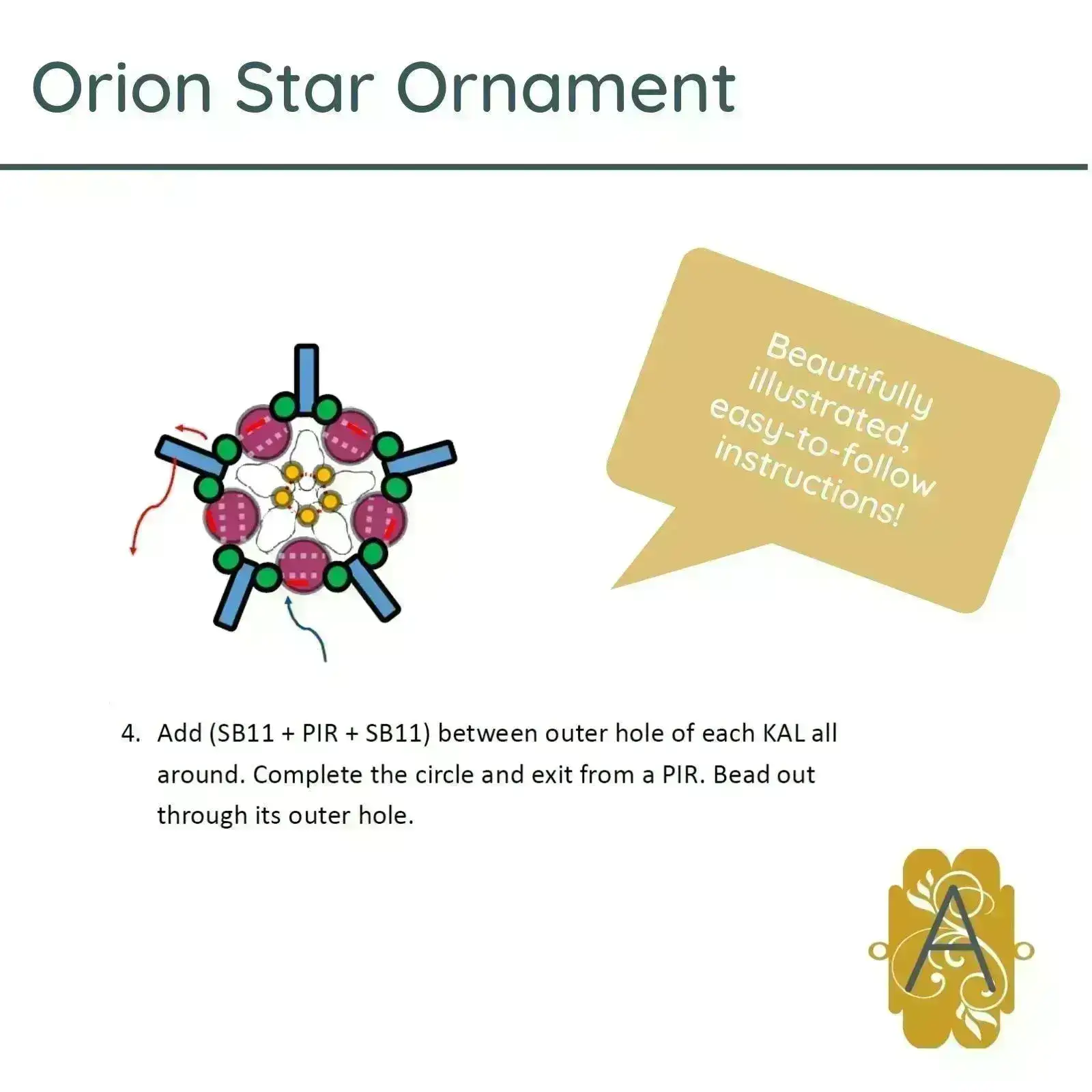 Orion Star Holiday Ornament Pattern - Image 3