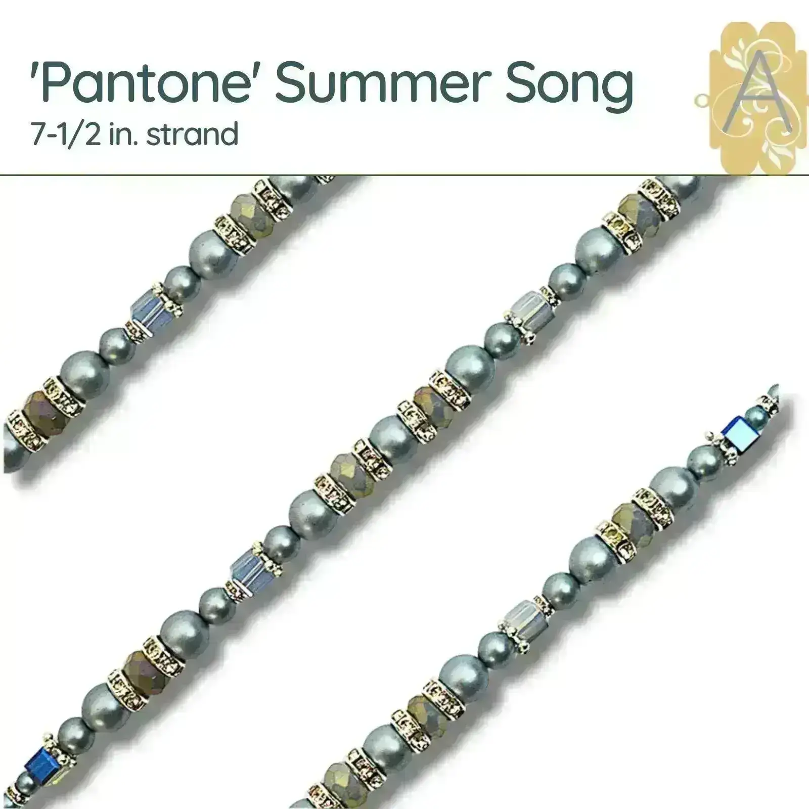 Pantone Two, 7-1/2 in Bead Strands by Jesse James Beads - Image 3