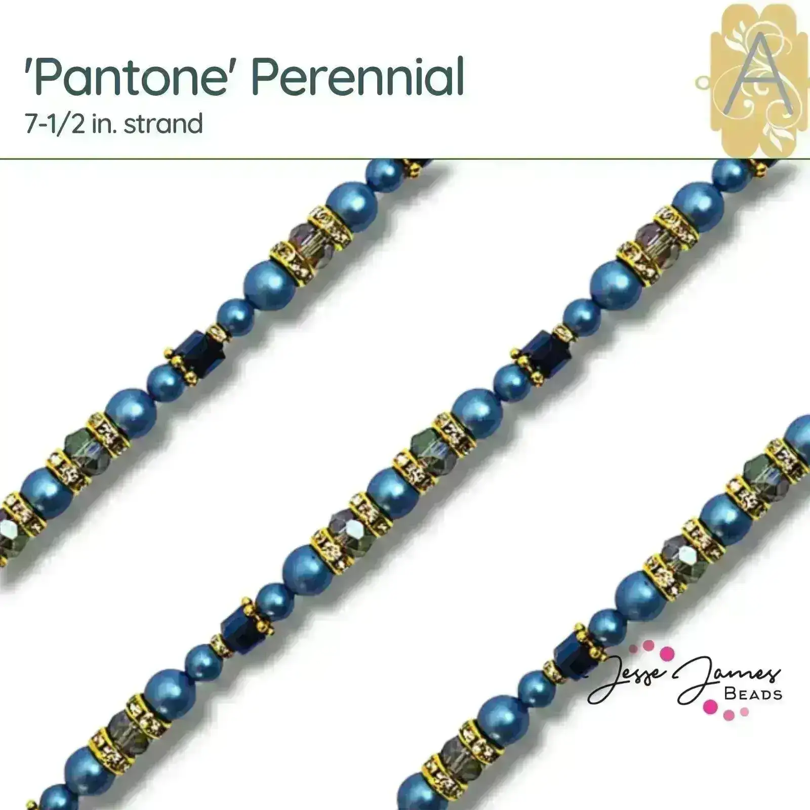 Pantone Two, 7-1/2 in Bead Strands by Jesse James Beads - Image 5