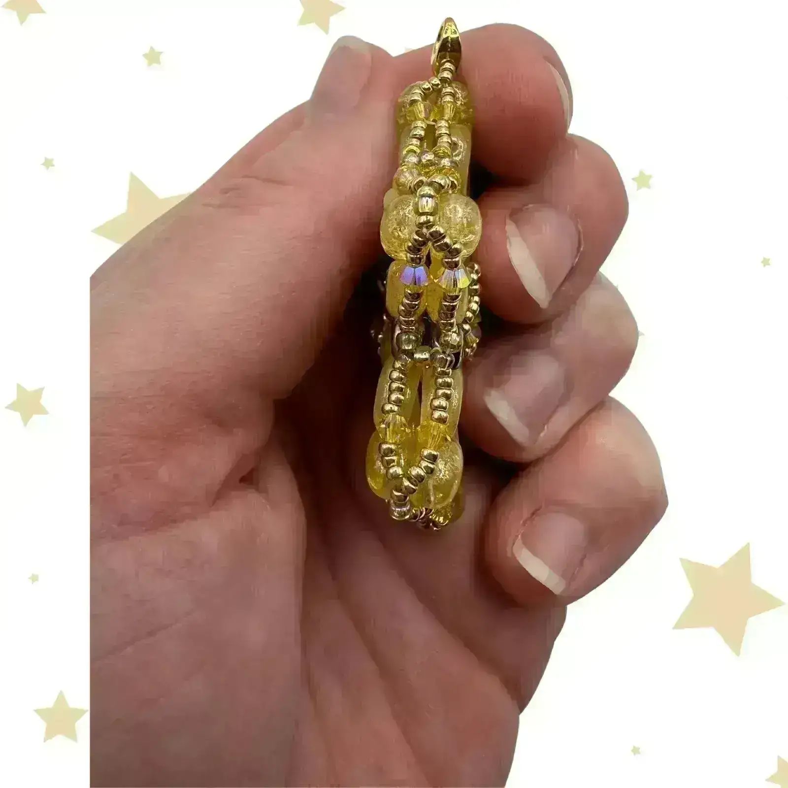 Polaris Star Holiday Ornament or Pendant Bead Kit, 4 Gorgeous Colors - Image 7