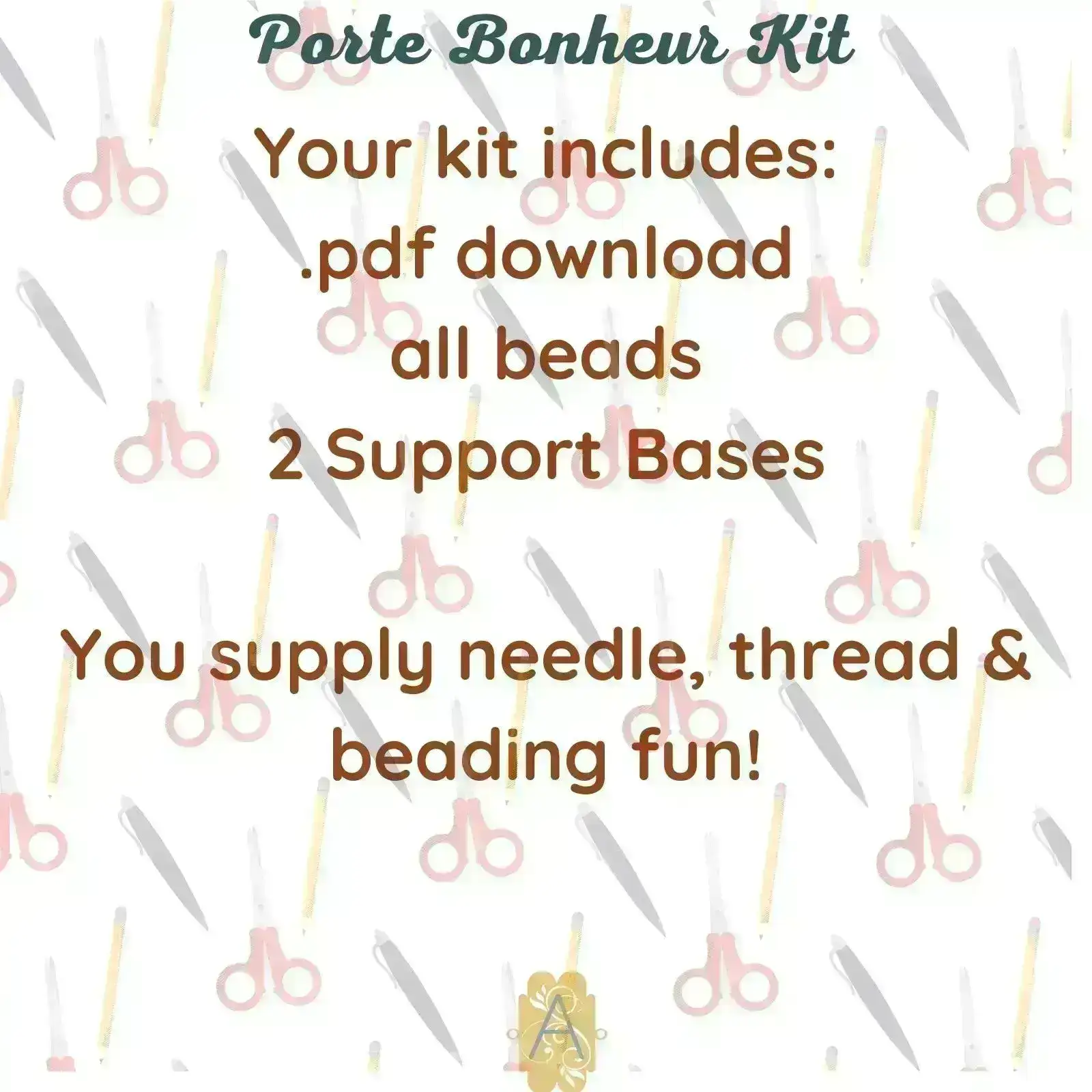 Porte Bonheur Kit, Scissor or Pen Holder - Image 5