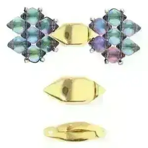 Cymbal Ralaki, Gemduo Clasp, 4 Finishes - Image 3