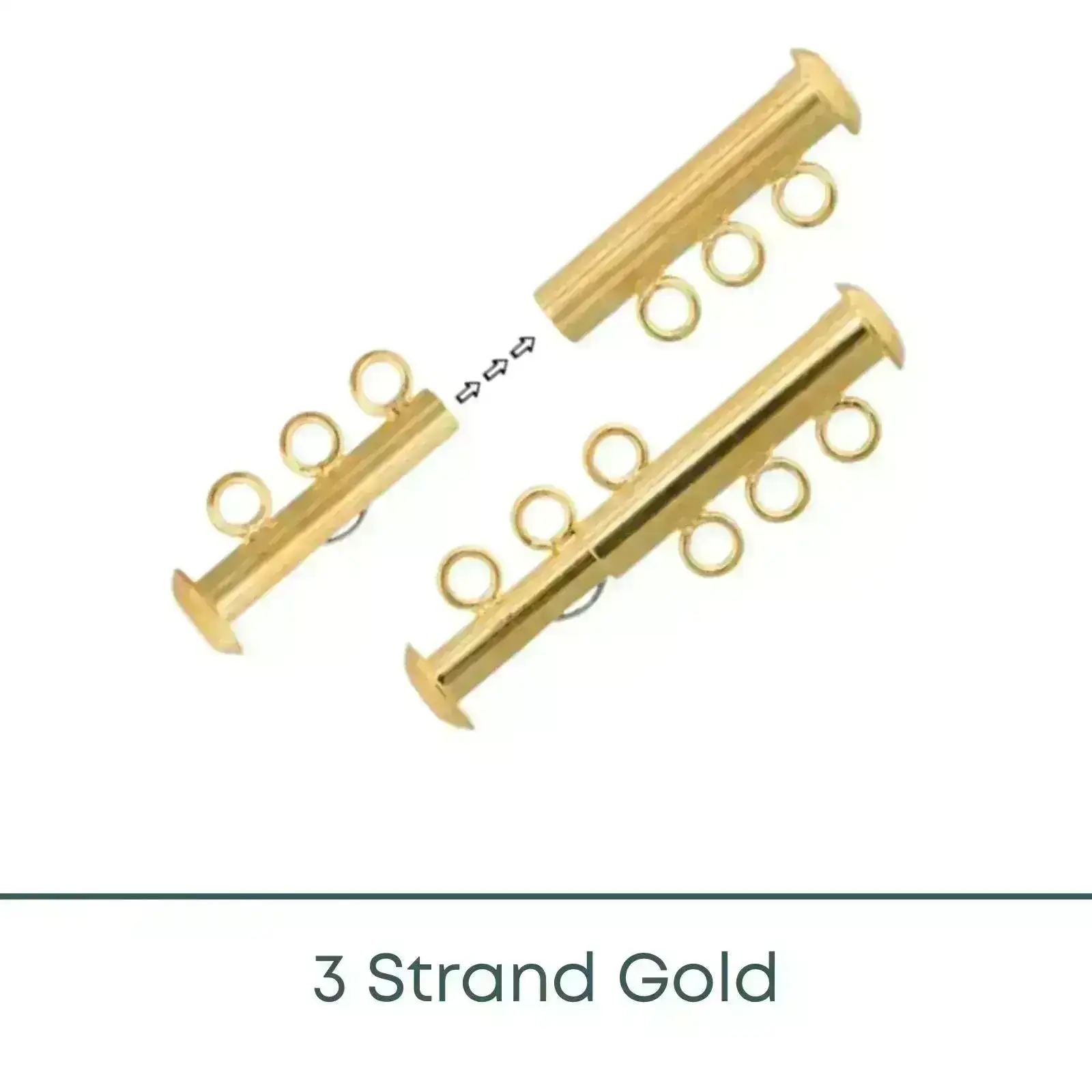 Slide Tube Clasps, 2, 3 or 4 Strand - Image 11