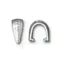 Tierracast Hammertone Small Pinch Bail, 6 Finishes - Image 6