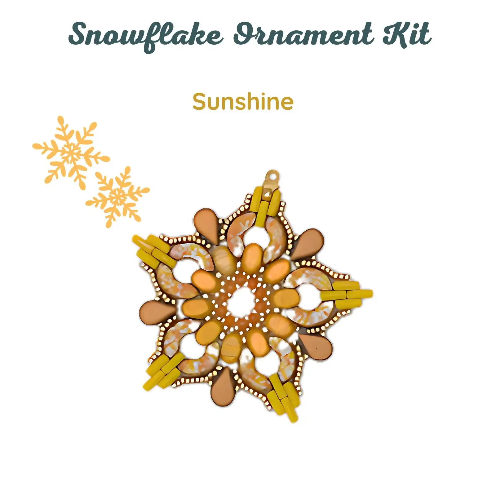 Snowflake Ornament Kit, 6 Colorways - Image 3
