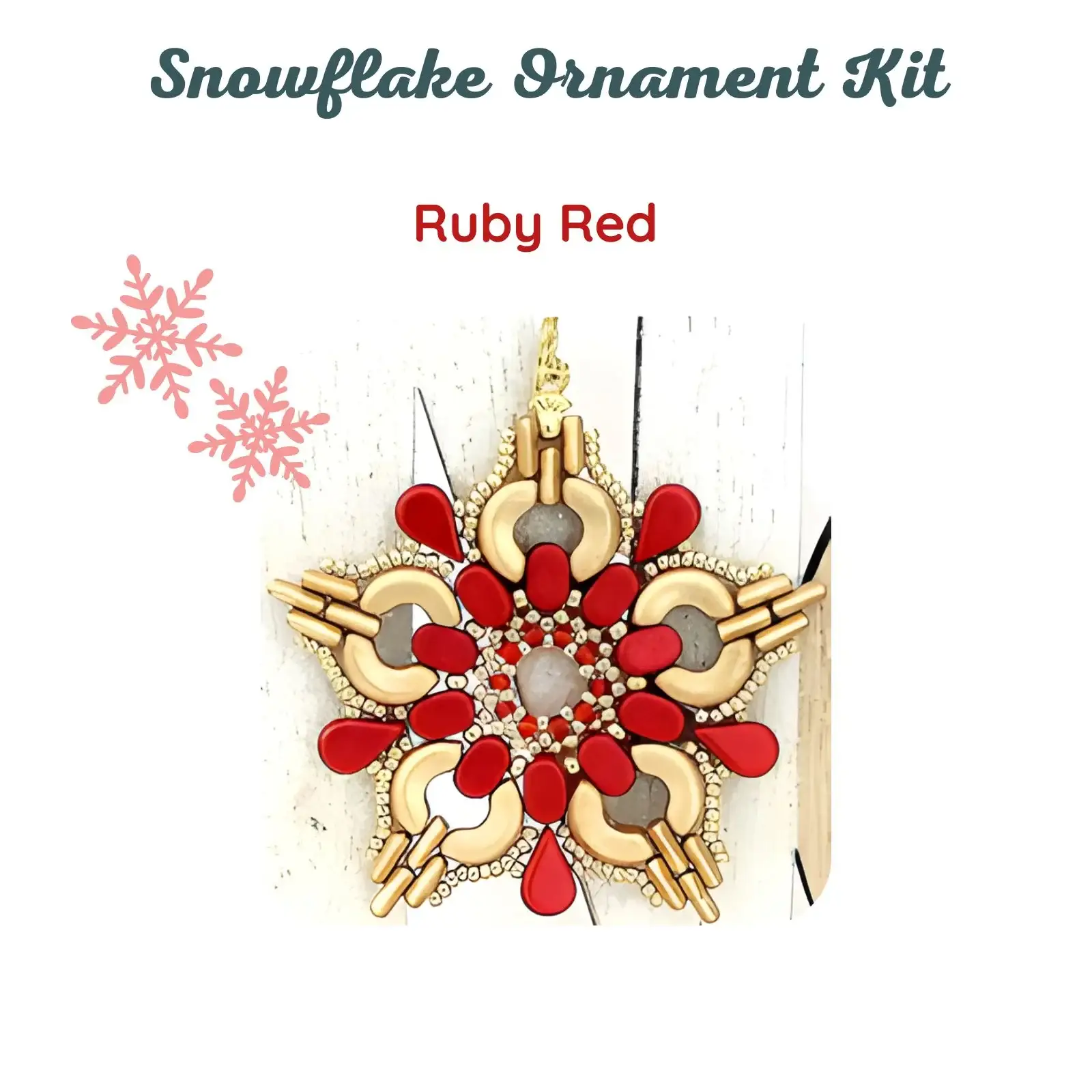 Snowflake Ornament Kit, 6 Colorways - Image 4