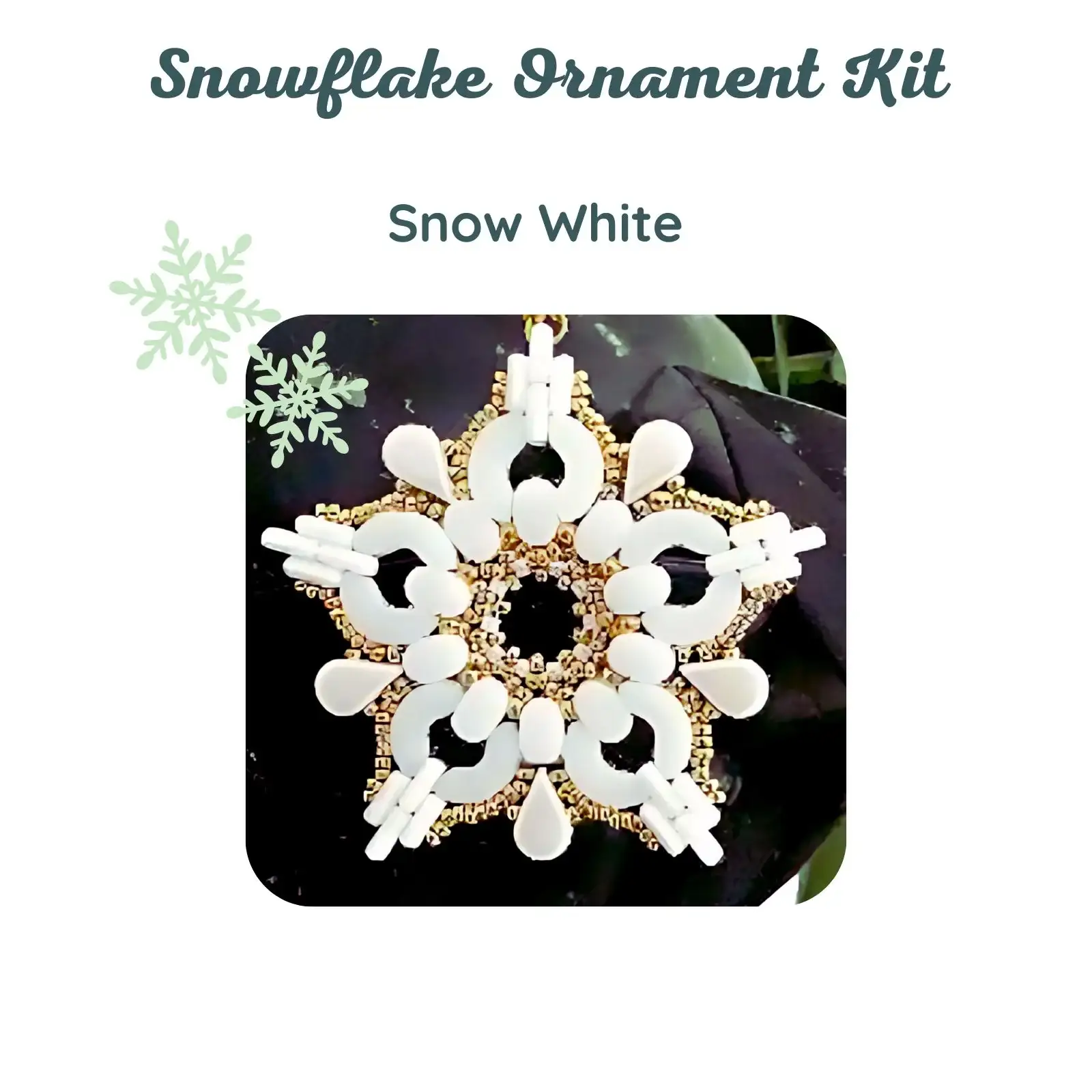 Snowflake Ornament Kit, 6 Colorways - Image 5