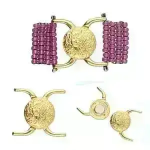 Souda II and III, Cymbal Magnetic Clasp, 4 Finishes - Image 4