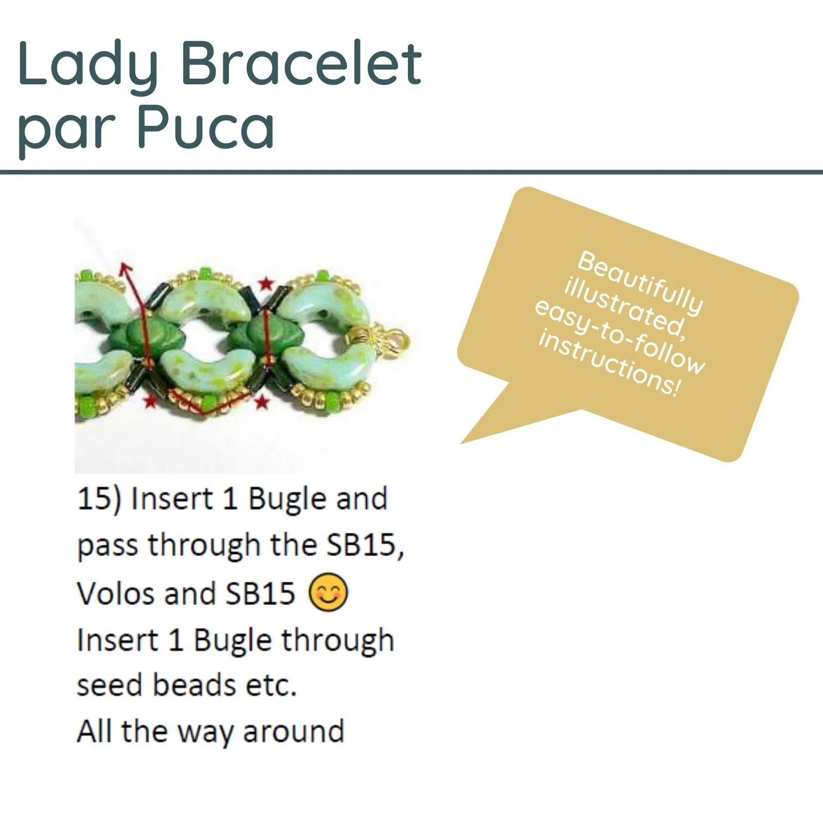 Sweet Kalos Bracelet Pattern - Image 3