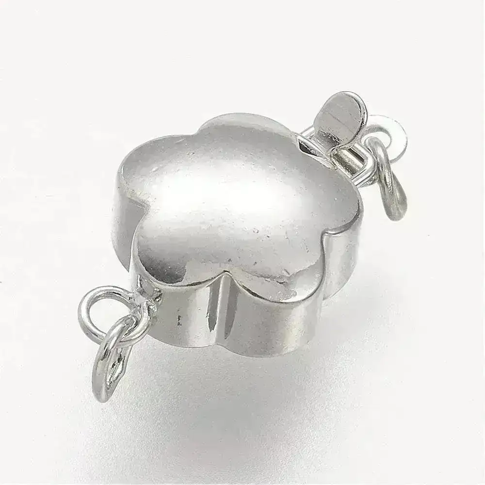 Sweeties, Small Real Platinum Plated Clasps, 2 Sets per Order - Image 3