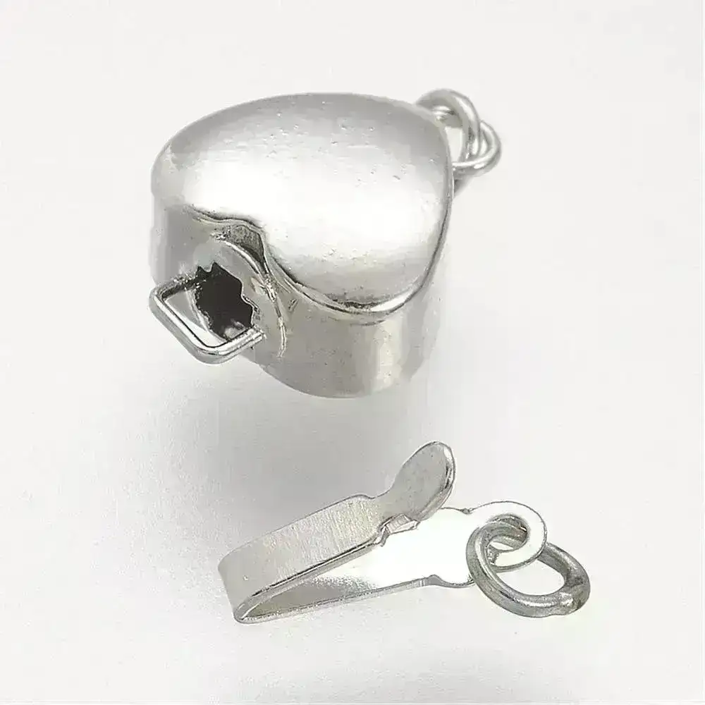 Sweeties, Small Real Platinum Plated Clasps, 2 Sets per Order - Image 4