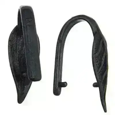 The Bronze Line, Long Leaf Pinch Bail , 5 Finishes - Image 7