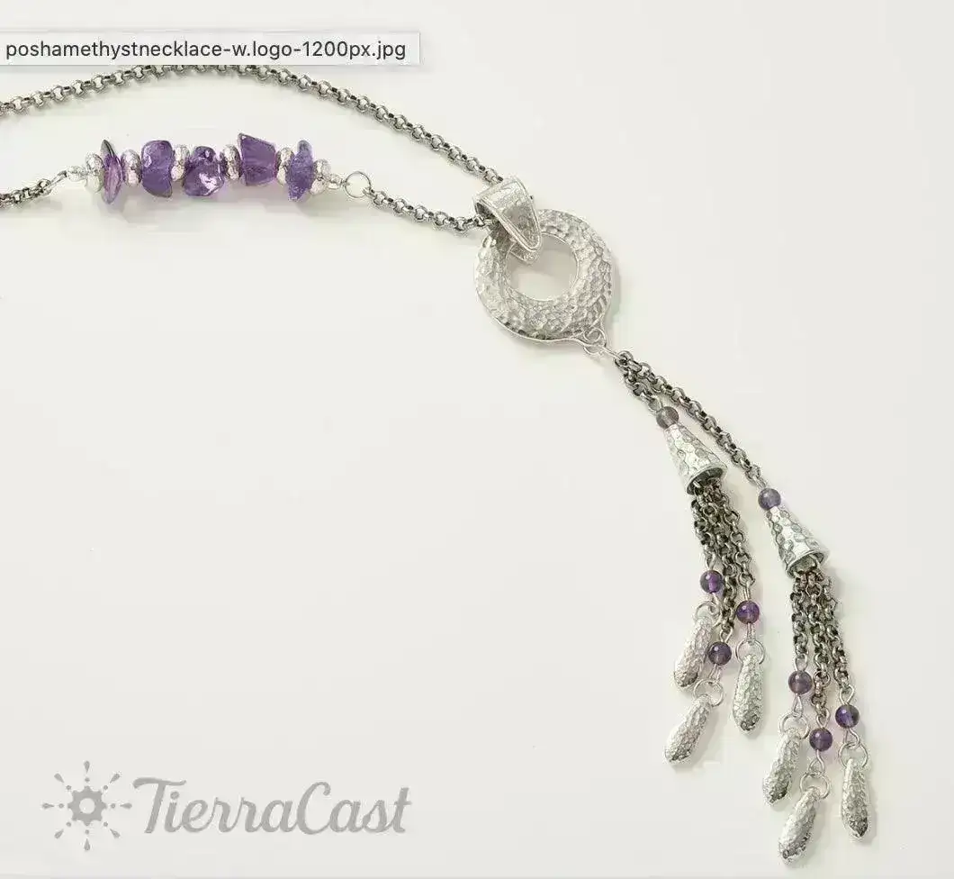 Tierracast Hammertone Large Pinch Bail, 4 Finishes - Image 6