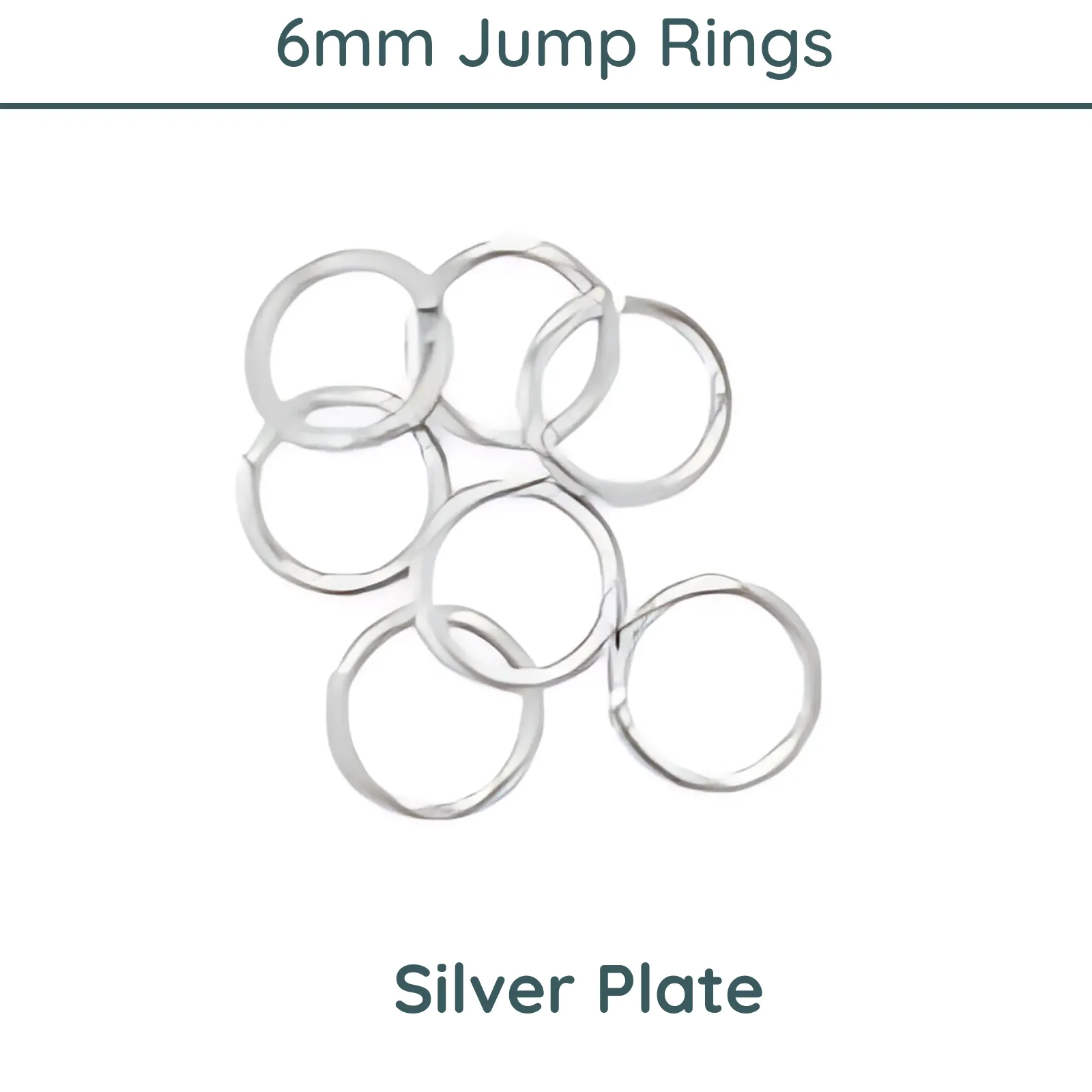 Superior 6mm Round Jump Rings, 18 gauge - Image 3