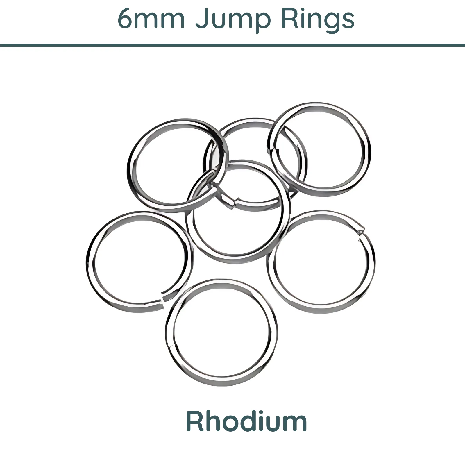 Superior 6mm Round Jump Rings, 18 gauge - Image 9