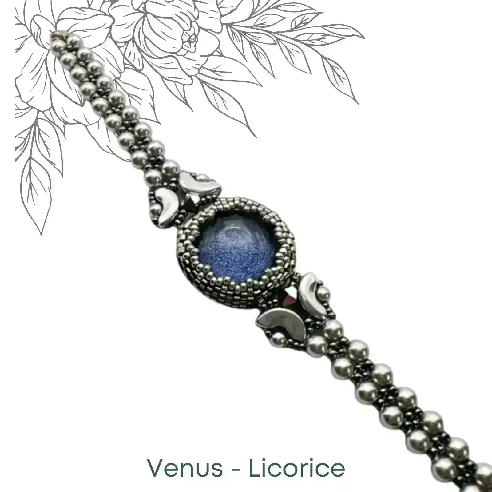 Venus Bracelet Kit, Cabochons par Puca & Swarovski Crystals - Image 4