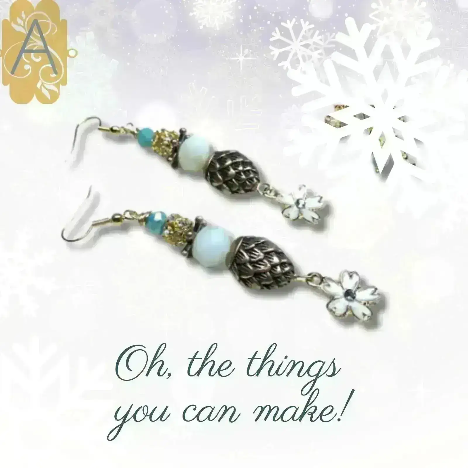 Winter Wonderland, a Design Elements Bead Mix by Jesse James Beads - Image 3